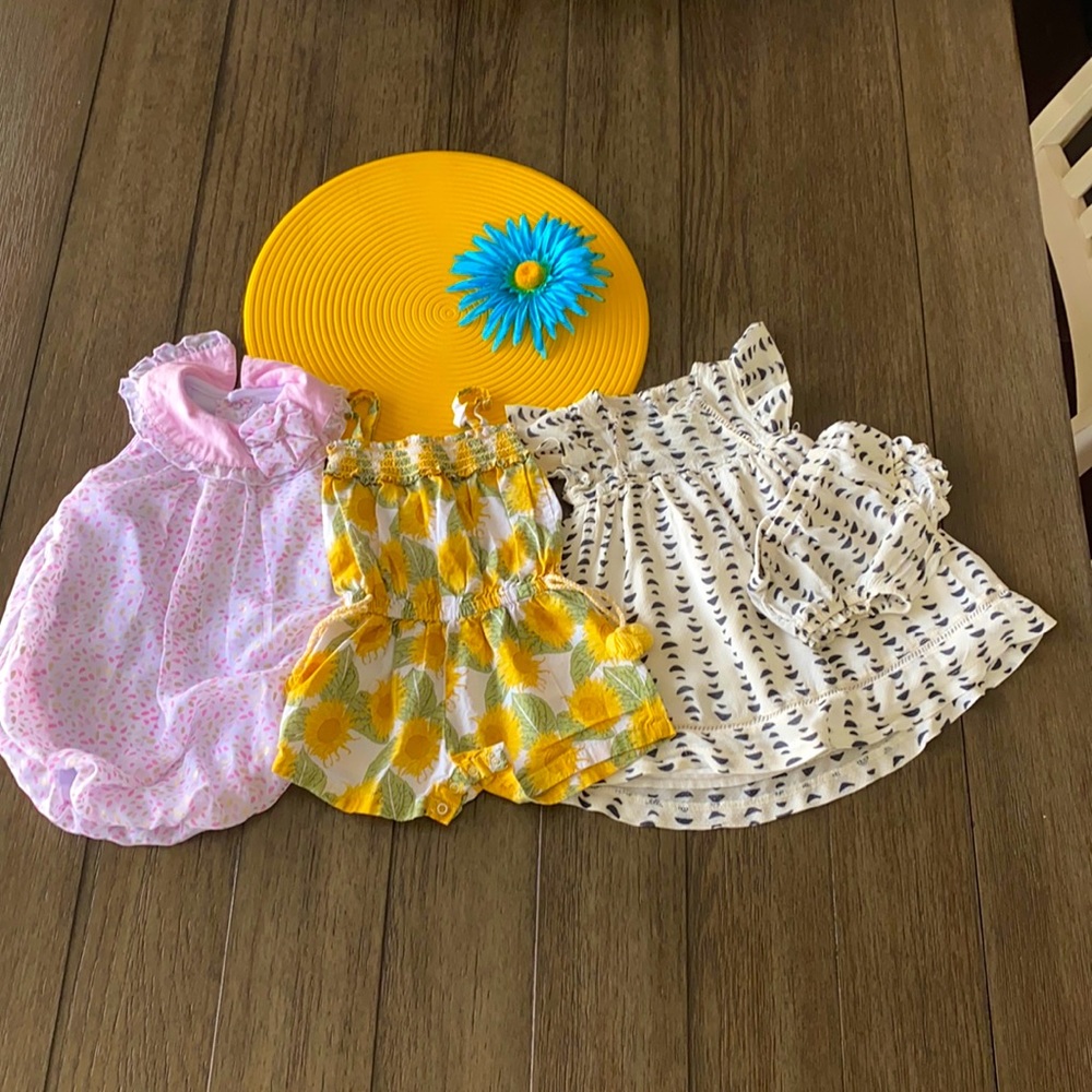 ❤️ Summer Clothes Trio! 6-9 months girl ❤️